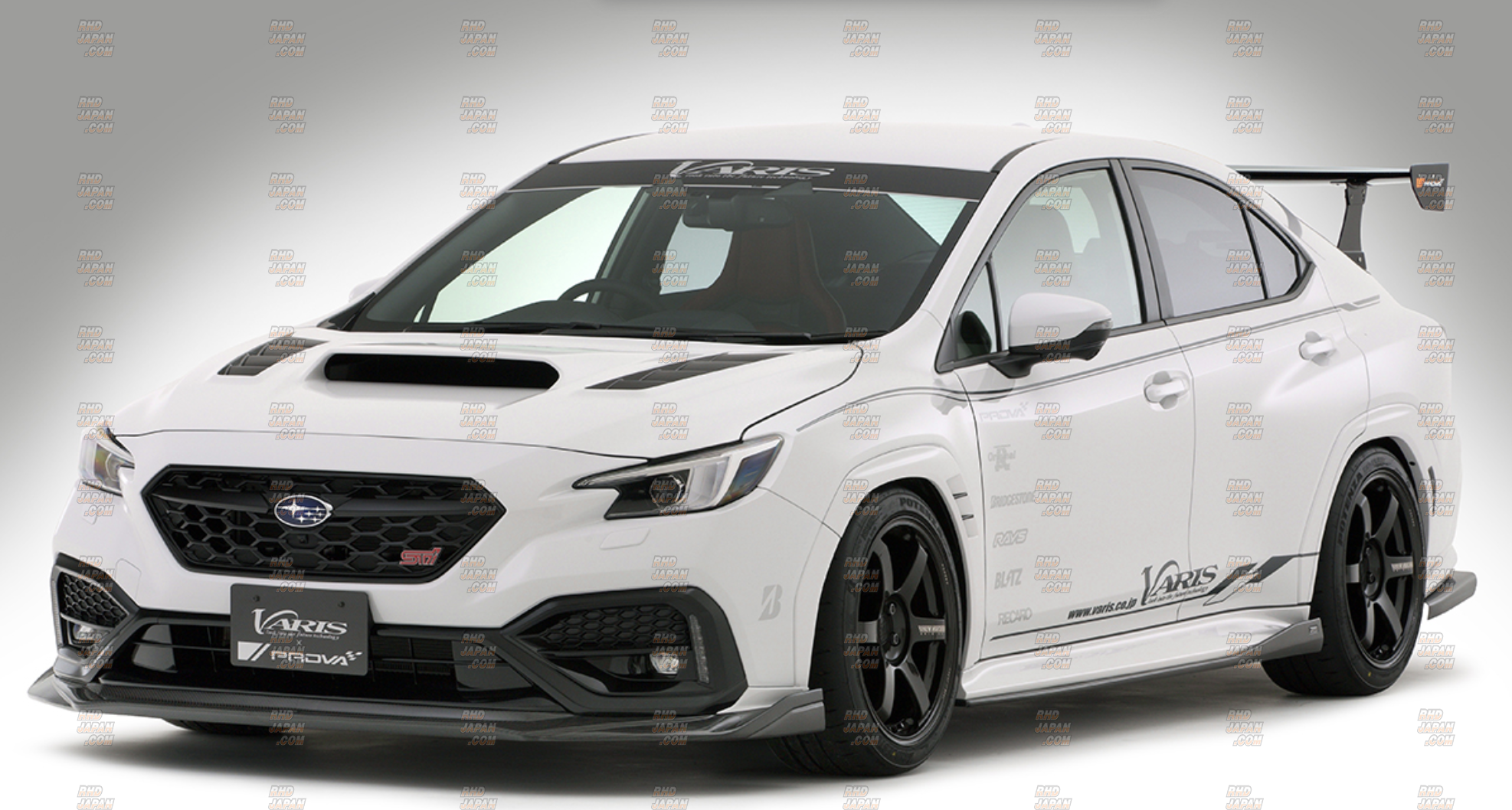 Varis Arising-I Prova Collaboration Rear Diffuser Carbon - WRX S4